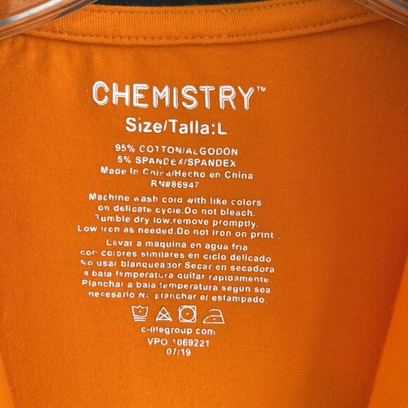 Chemistry Long Sleeves Astronaut Space Explorer Halloween Bodysuit Top Sz Large - Picture 7 of 13